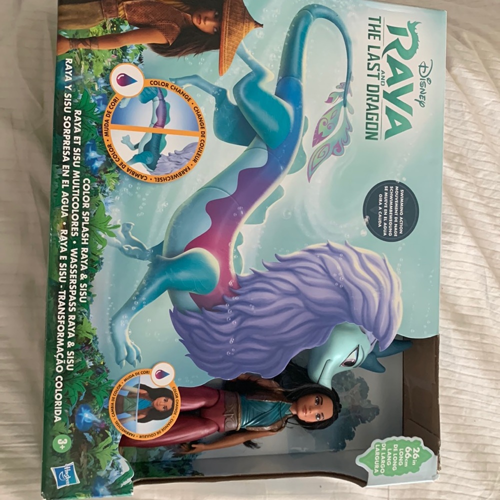 Disney RAYA and the last dragon new box